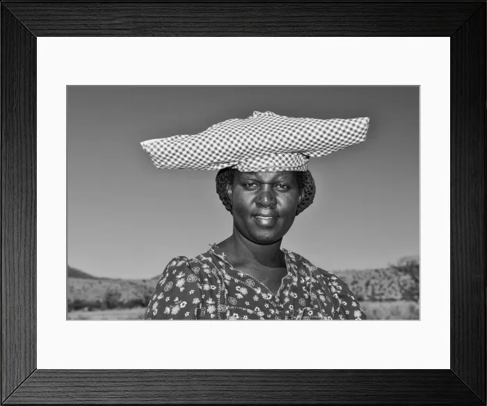 Framed Print : Namibia. Herero Woman, near Khorixas, Damaraland, Kunene Region, Namibia Framed Print : Namibia. Herero Woman, near Khorixas, Damaraland, Kunene Region, Namibia