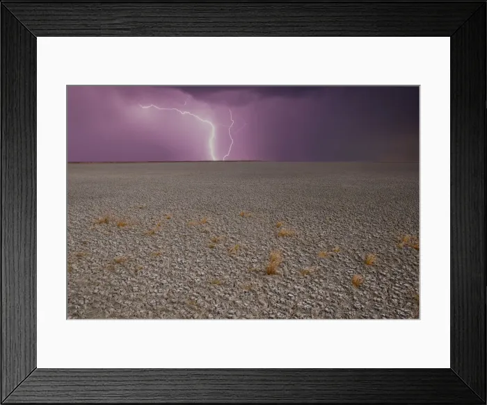 Framed Print : Namibia. Lightning over Etosha Pan, Etosha National Park, Kunene Region, Namibia Framed Print : Namibia. Lightning over Etosha Pan, Etosha National Park, Kunene Region, Namibia