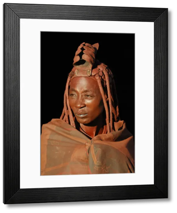 Framed Print : Himba Woman, Village near Serra Cafema Wilderness Safaris at Kunene River