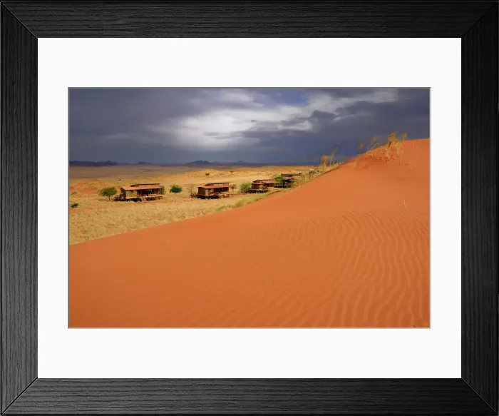 Framed Print : Wolwedans. Dunes Lodge, Wolwedans Lodge, Namib Rand Nature Reserve, Hardap Region, Namibia