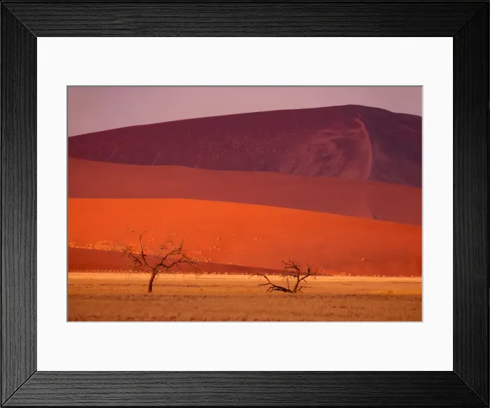 Framed Print : Namibia. Sand Dunes, Sossusvlei area, Namib Naukluft National Park, Hardap Region, Namibia