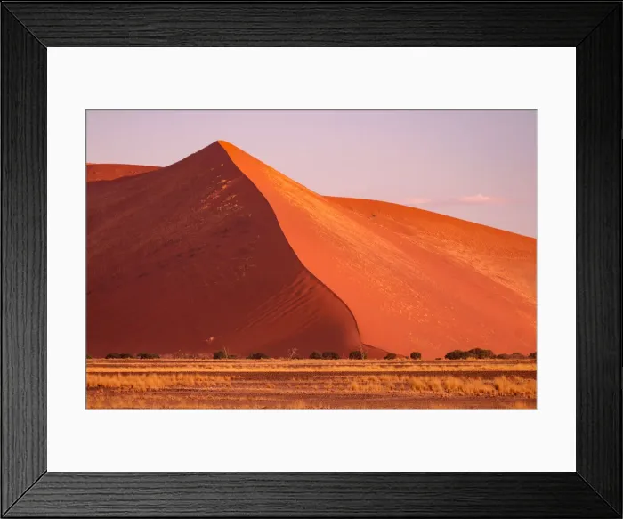 Framed Print : Namibia. Sand Dunes, Sossusvlei area, Namib Naukluft National Park, Hardap Region, Namibia