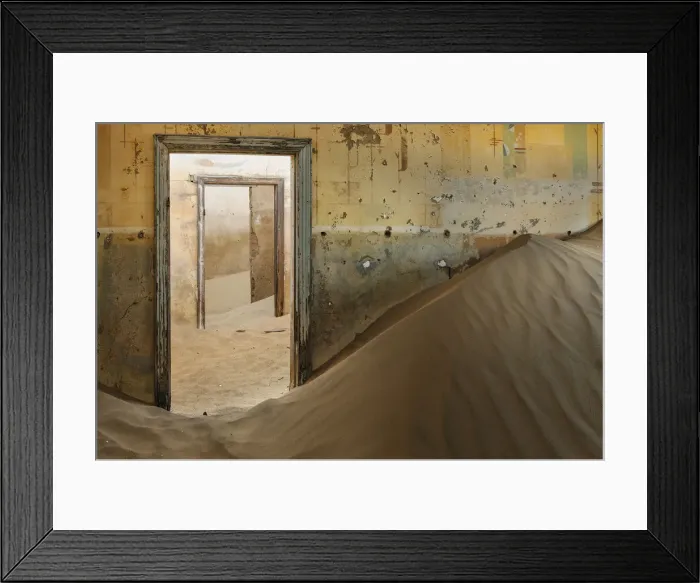 Framed Print : Namibia. Kolmannskuppe, Ghost Town Kolmanskop