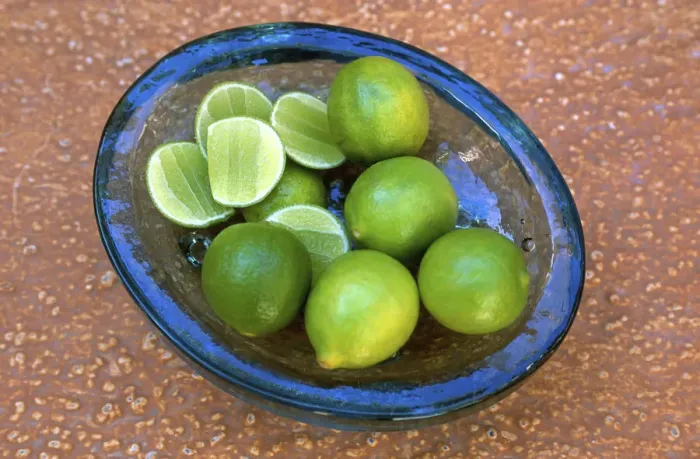 Framed Print : Lime. Fresh Limes Baja California