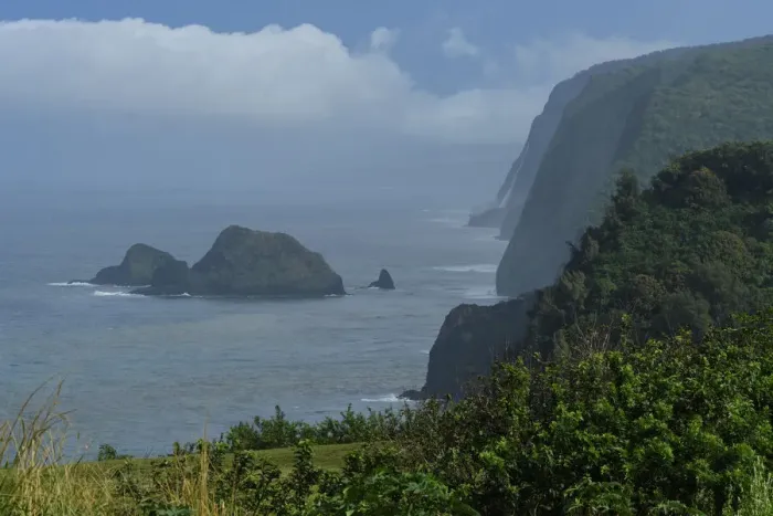 Framed Print : Hawaii. South Pacific, USA, Hawaii, Hawaiian, Island, Big Island, Pololu Valley Lookout