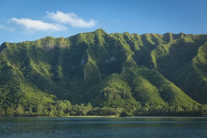 Framed Print : Hawaii. USA, Hawaii, OahuUSA, Hawaii, Oahu, Kahana Bay, Kaawa
