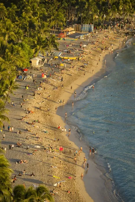 Framed Print : Hawaii. USA, Hawaii, Oahu, Honolulu, Waikiki
