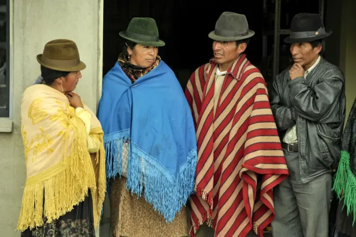 Framed Print : Indio. Indigenous people, Zumbahua Market Day, Andes Mountains, Ecuador