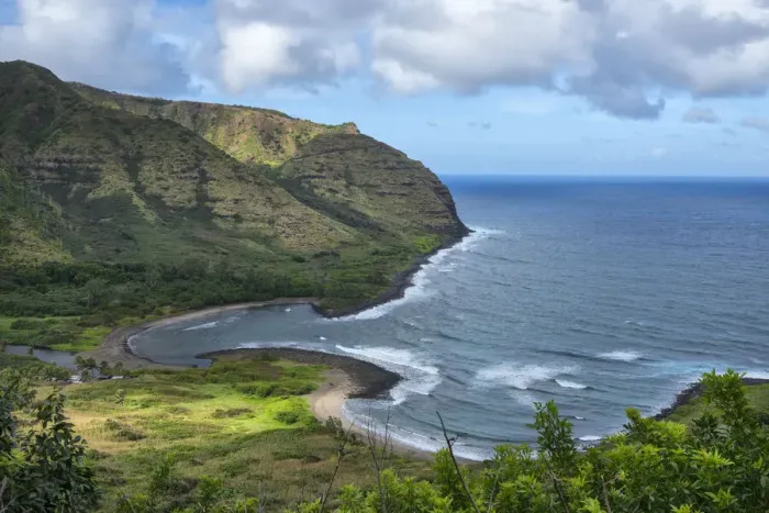 Framed Print : Molokai. USA, Hawaii, Molokai, tropical, Halawa valley