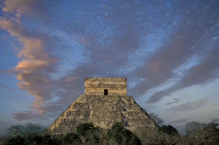 Framed Print : Maya. North America; Mexico; Pre-Hispanic City of Chichen Itza; UNESCO