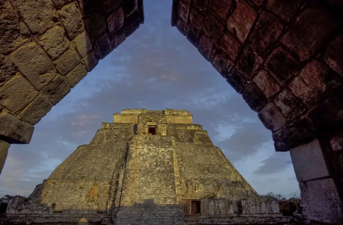 Framed Print : Uxmal. North America; Mexico; Yucatan; Maya Site; Archeological Site; Uxmal;