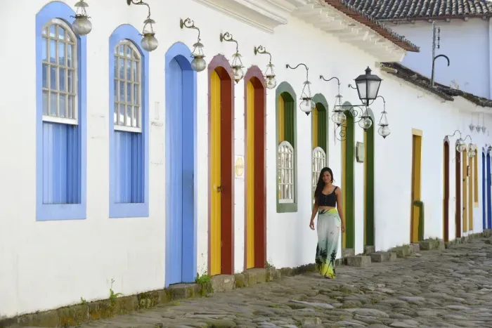 Framed Print : Paraty. South America; Brazil; Rio de Janeiro; Paraty