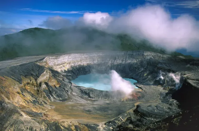 Framed Print : Poas Volcano